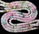Tourmaline, Afghan Pastel, Rondelles 7mm