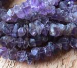 Amethyst, Irregular, Organic, Purple 