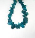 Apatite, Teal, Organic, Rough Cut