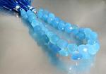 Chalcedony, Blue, Onion, Med.