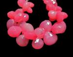 Chalcedony, Hot Pink, Heart