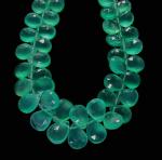 Chalcedony, Green, Dark, Pears