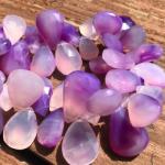 Chalcedony, Purple, Pale, Pears