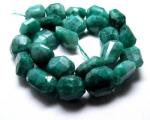 Emerald, Nugget, Faceted, Long Drill