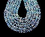 Fluorite, Blue, Rondelle 5mm