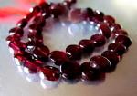 Garnet, Red, Coin, Smooth
