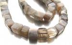 Moonstone, Variegated, Cube, Smooth