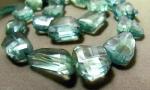 Quartz, Green, Flat Slice, Mystical