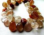 Quartz, Rutile, Copper  Pears