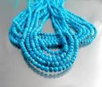 Turquoise Dark Blue, 2mm, Round