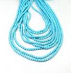 Turquoise Light Blue, 2mm, Round